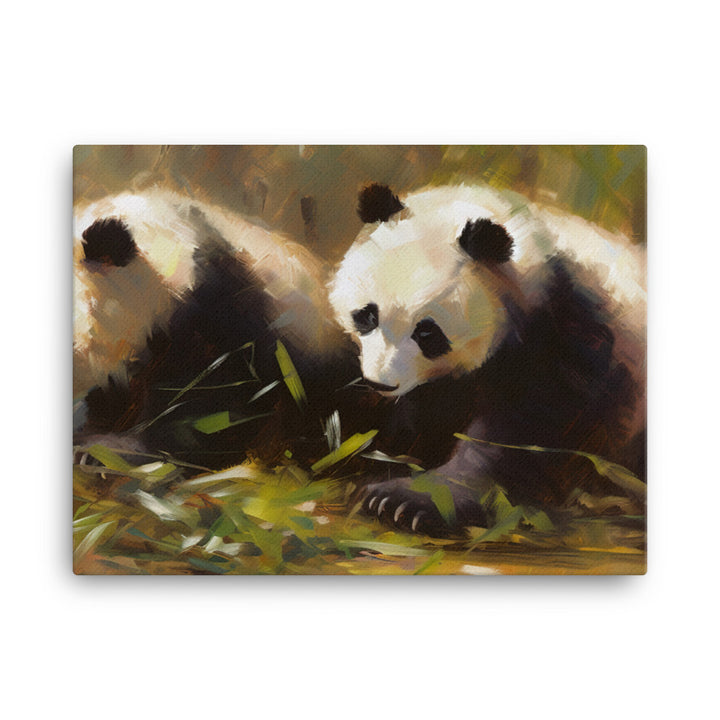 Panda Pals canvas - Posterfy.AI