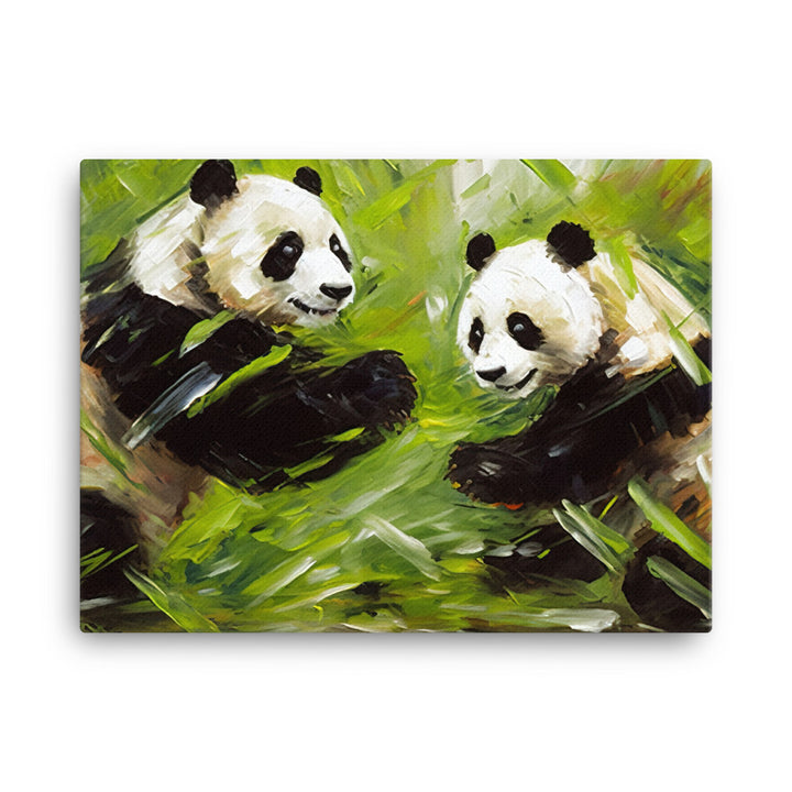 Panda Pals canvas - Posterfy.AI