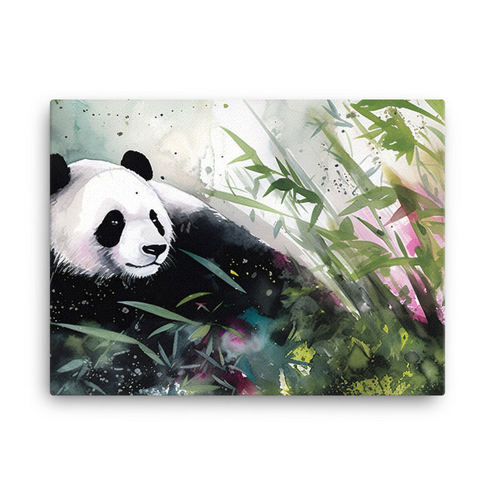 Panda Bliss canvas - Posterfy.AI