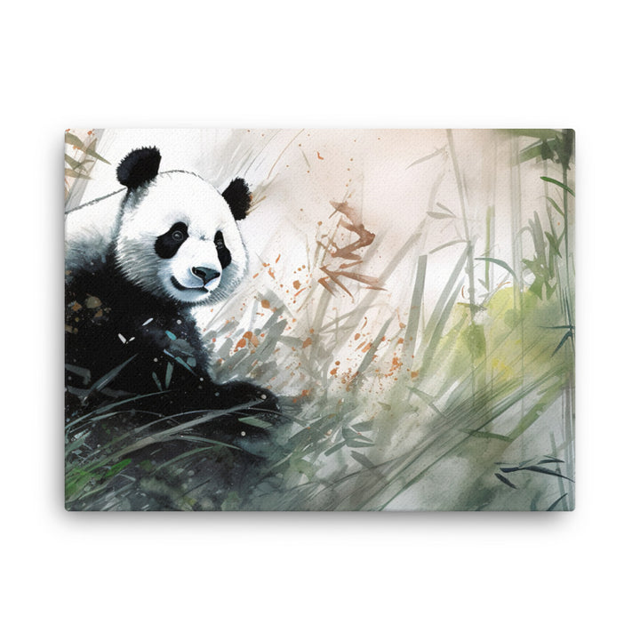 Panda Bliss canvas - Posterfy.AI