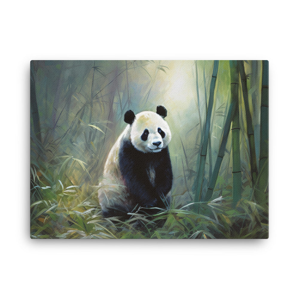 Bamboo Serenade canvas - Posterfy.AI