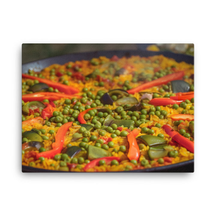 Vegetable Paella canvas - Posterfy.AI