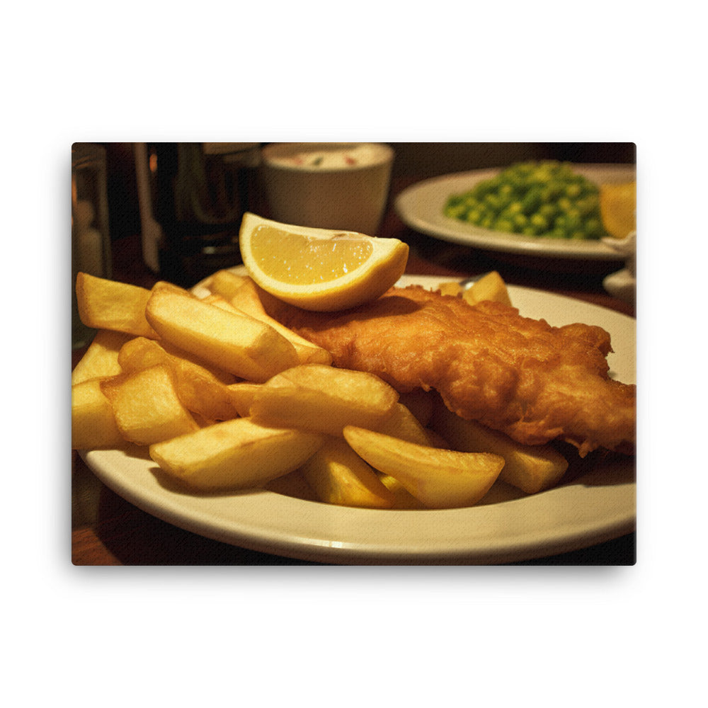 The Ultimate Fish and Chips canvas - Posterfy.AI