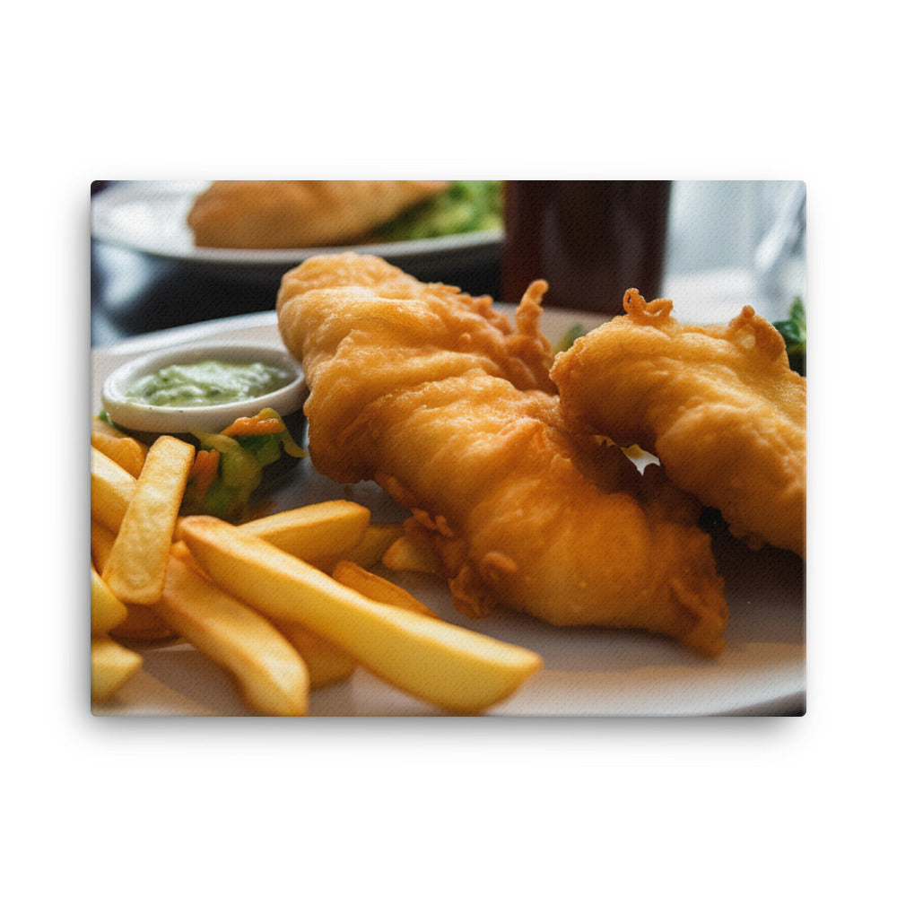 The Ultimate Fish and Chips canvas - Posterfy.AI