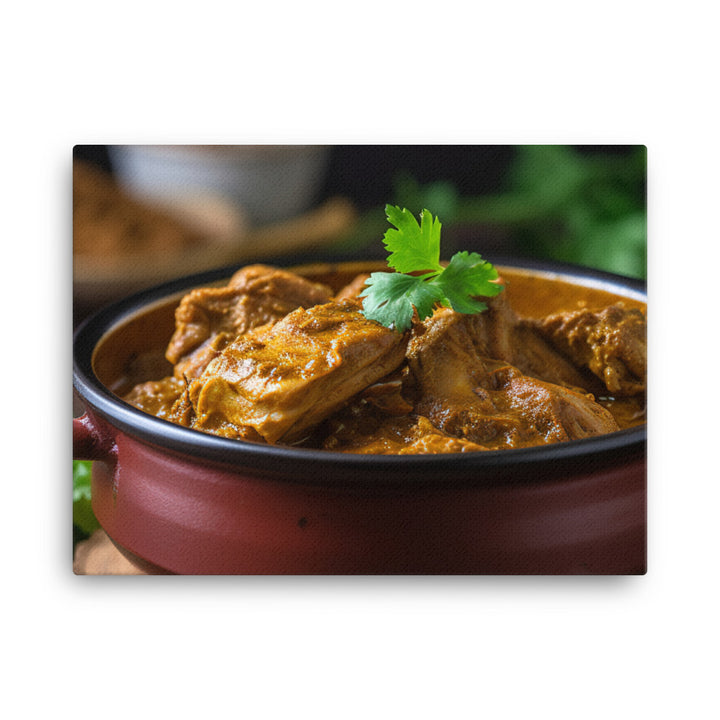 Spicy Chicken Curry canvas - Posterfy.AI