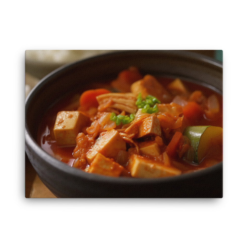 Kimchi Stew canvas - Posterfy.AI