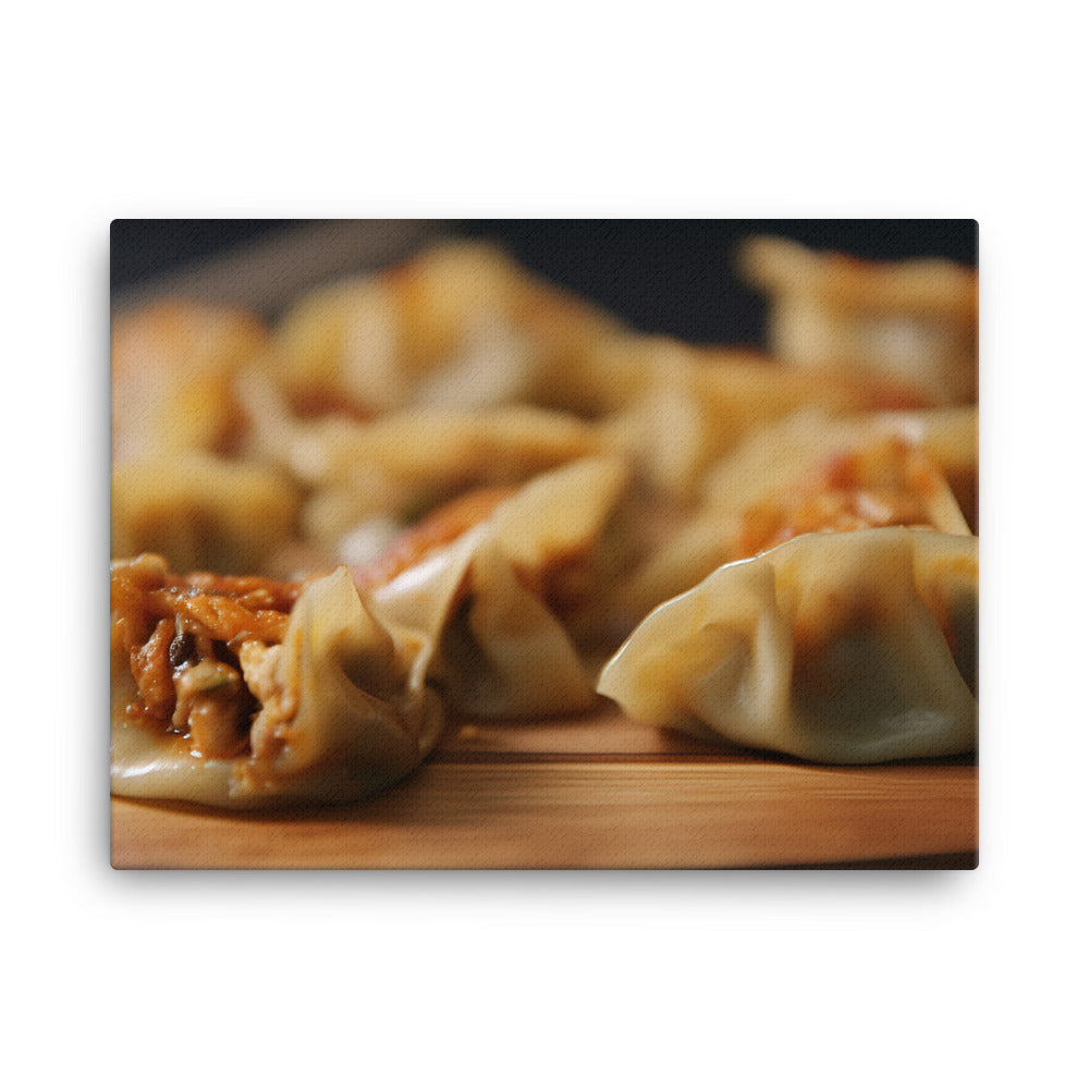 Kimchi Dumplings canvas - Posterfy.AI