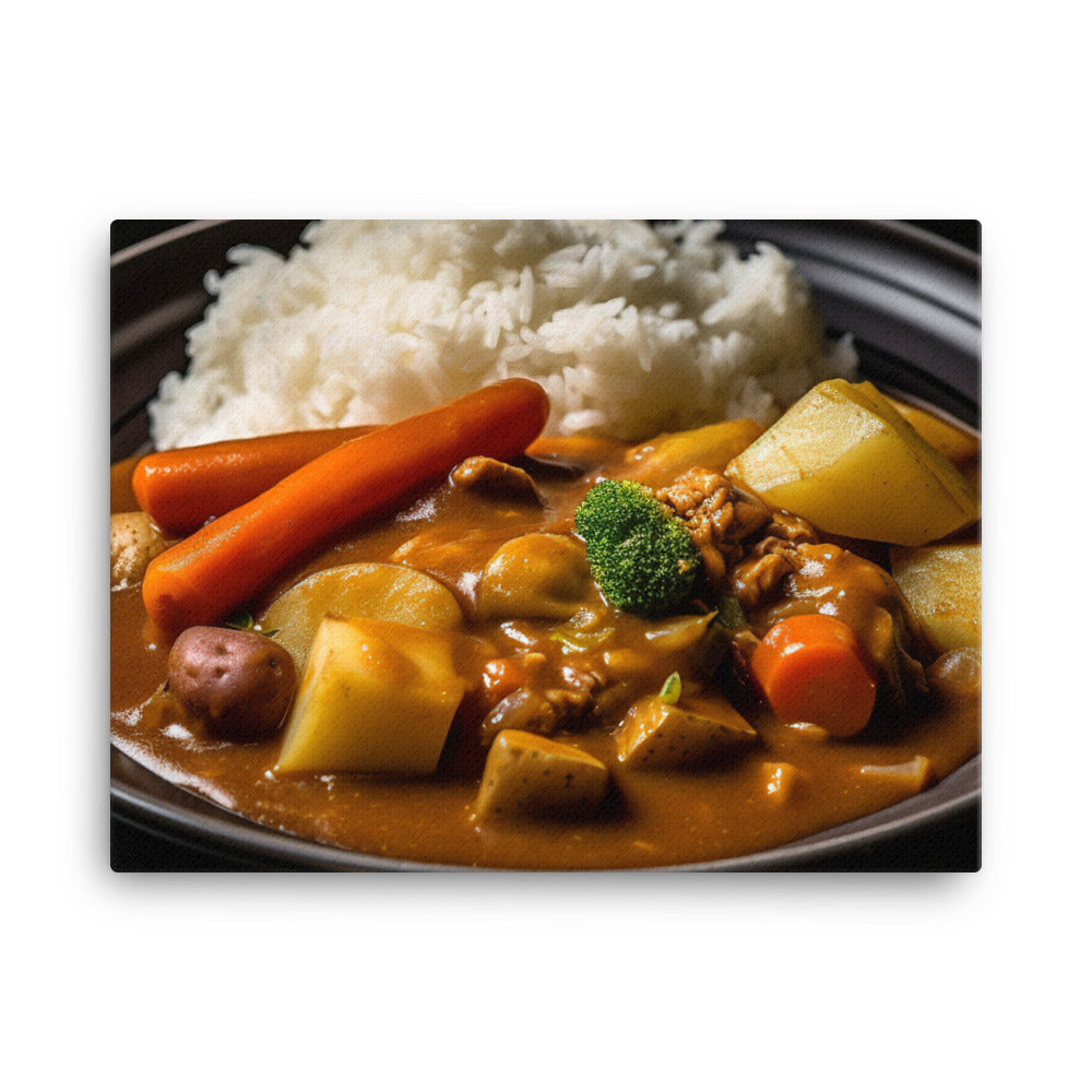 Japanese Curry canvas - Posterfy.AI