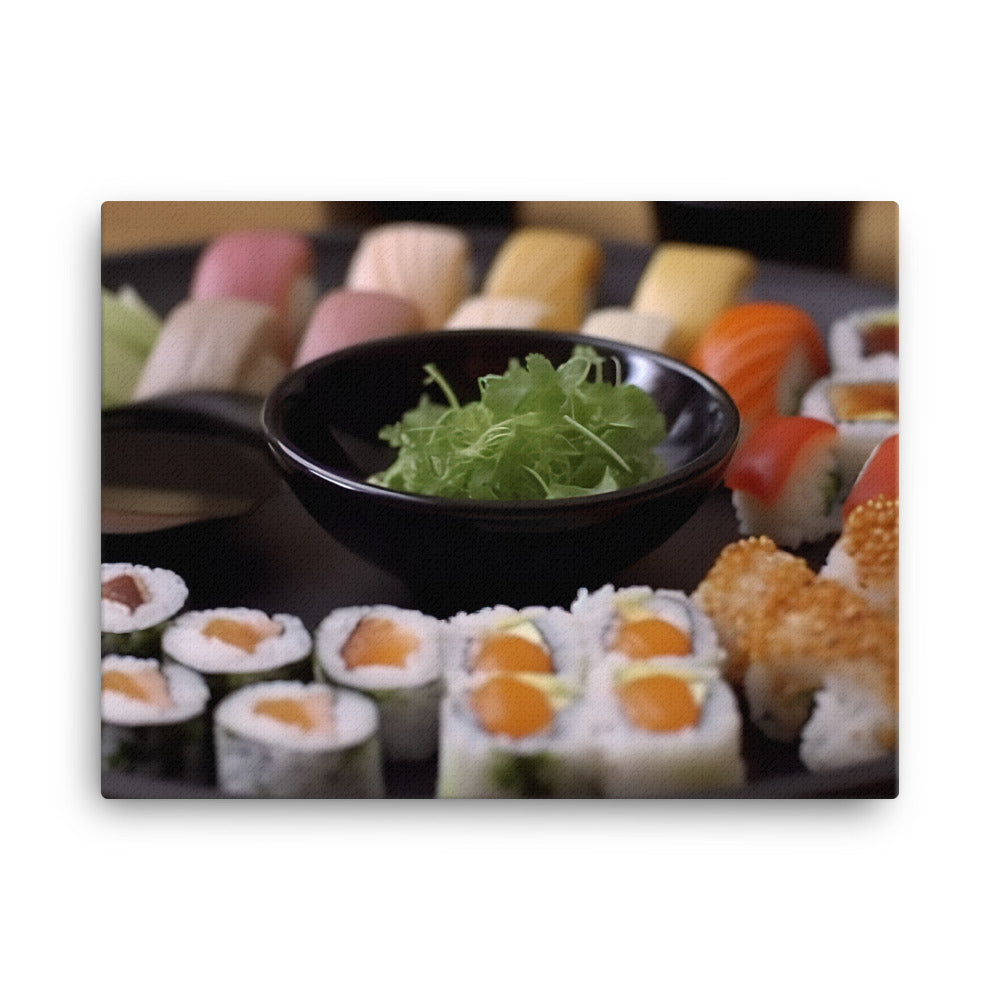 Explore the World of Sushi canvas - Posterfy.AI
