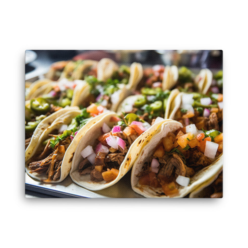 Delicious Tacos canvas - Posterfy.AI