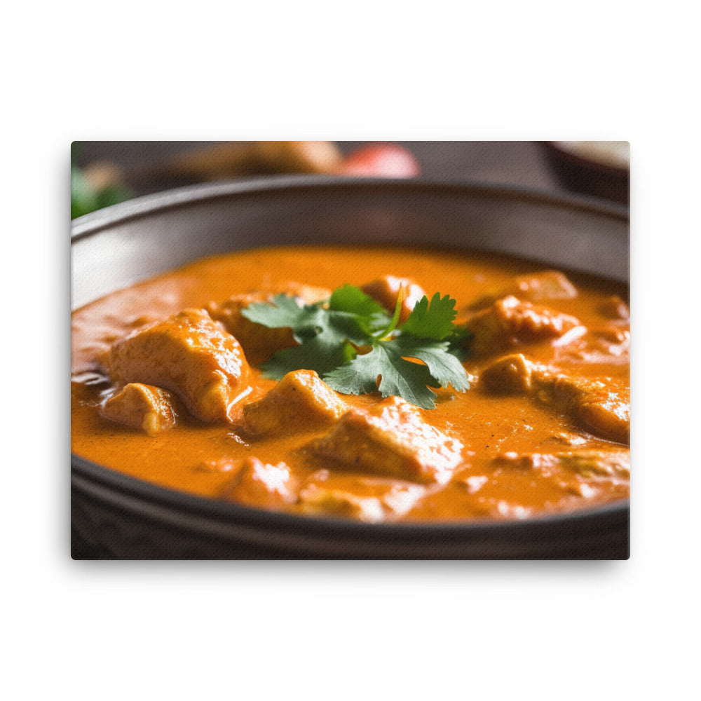 Butter Chicken Curry canvas - Posterfy.AI
