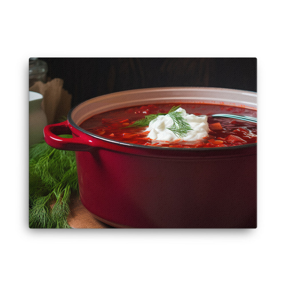 Borscht canvas - Posterfy.AI