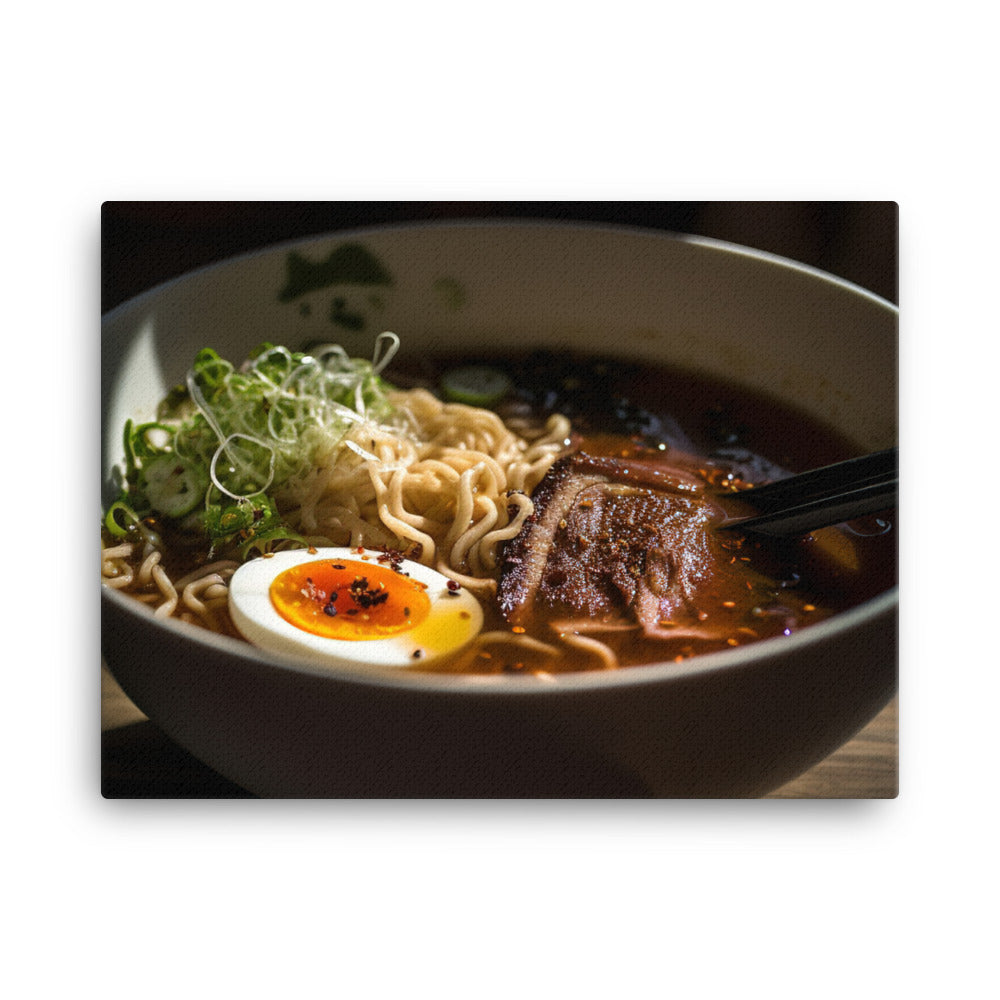 Beef Ramen canvas - Posterfy.AI