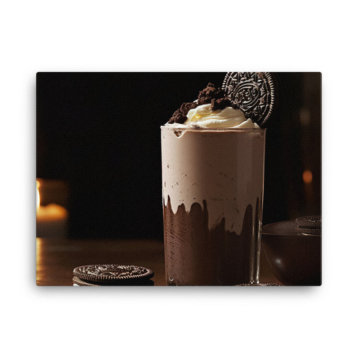 Cookies and cream Milkshake canvas - Posterfy.AI