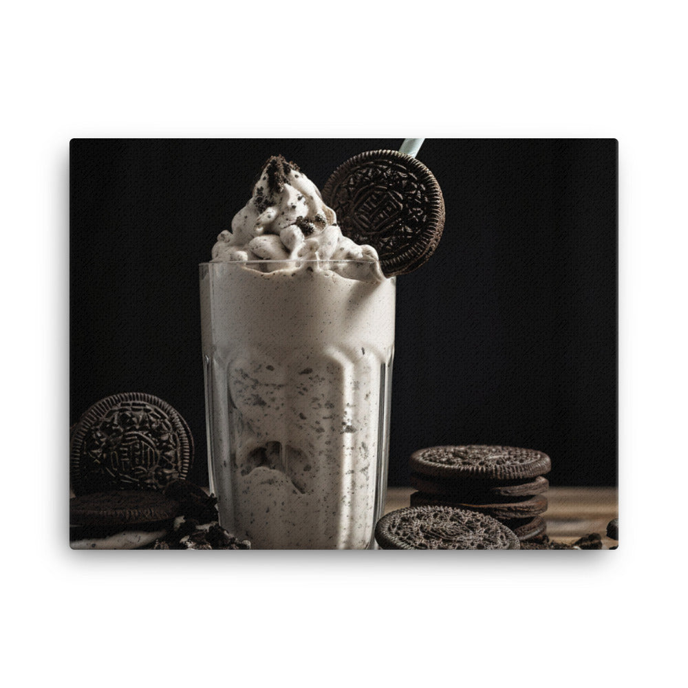 Cookies and cream Milkshake canvas - Posterfy.AI