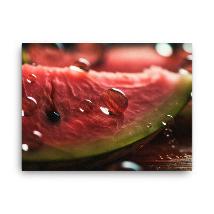 Watermelon slices canvas - Posterfy.AI