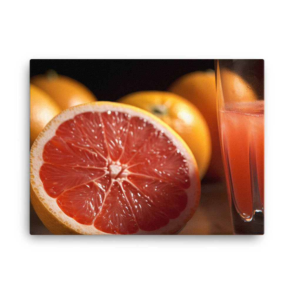 Grapefruit juice canvas - Posterfy.AI