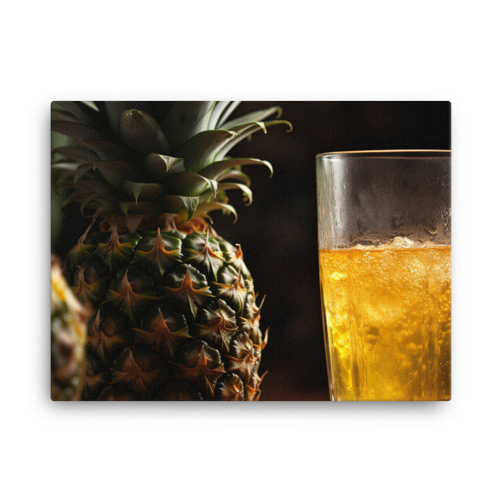 Pineapple juice canvas - Posterfy.AI
