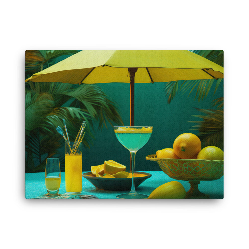 Lemon lime soda canvas - Posterfy.AI