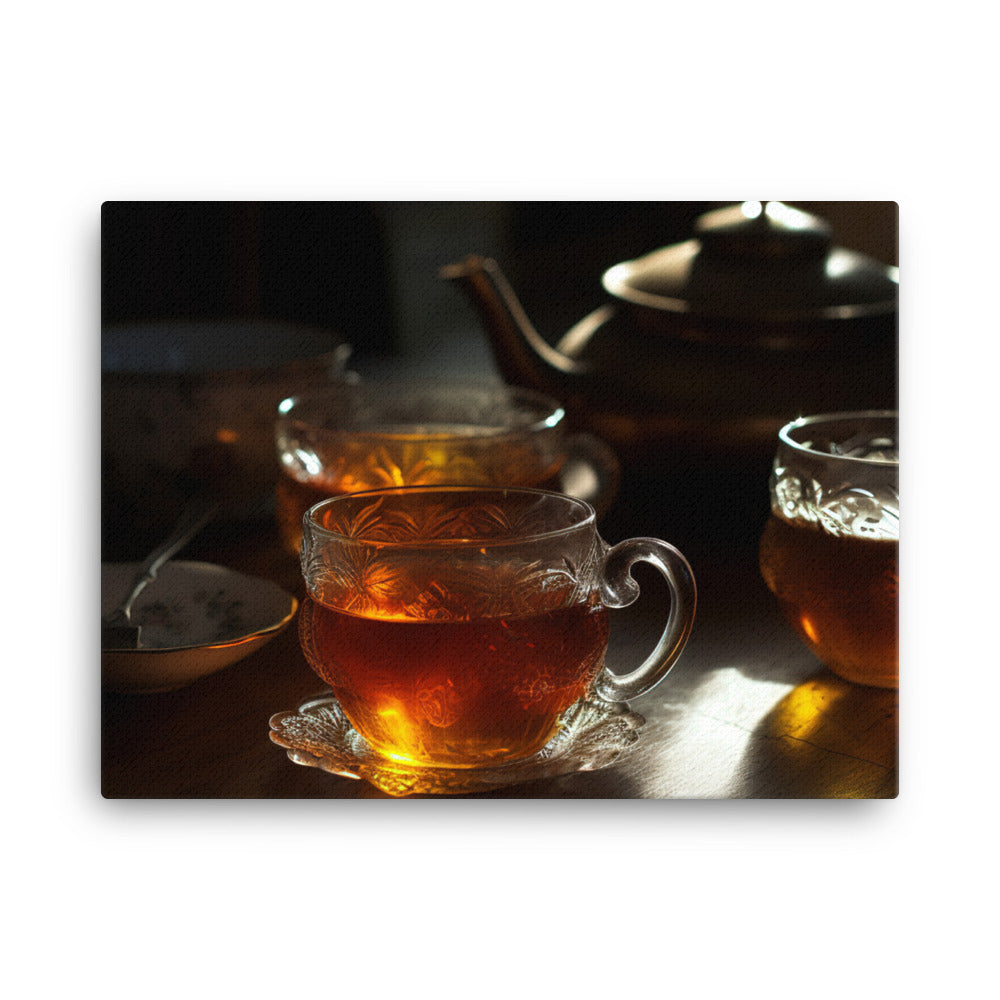 Delight in the Essence of Earl Grey canvas - Posterfy.AI