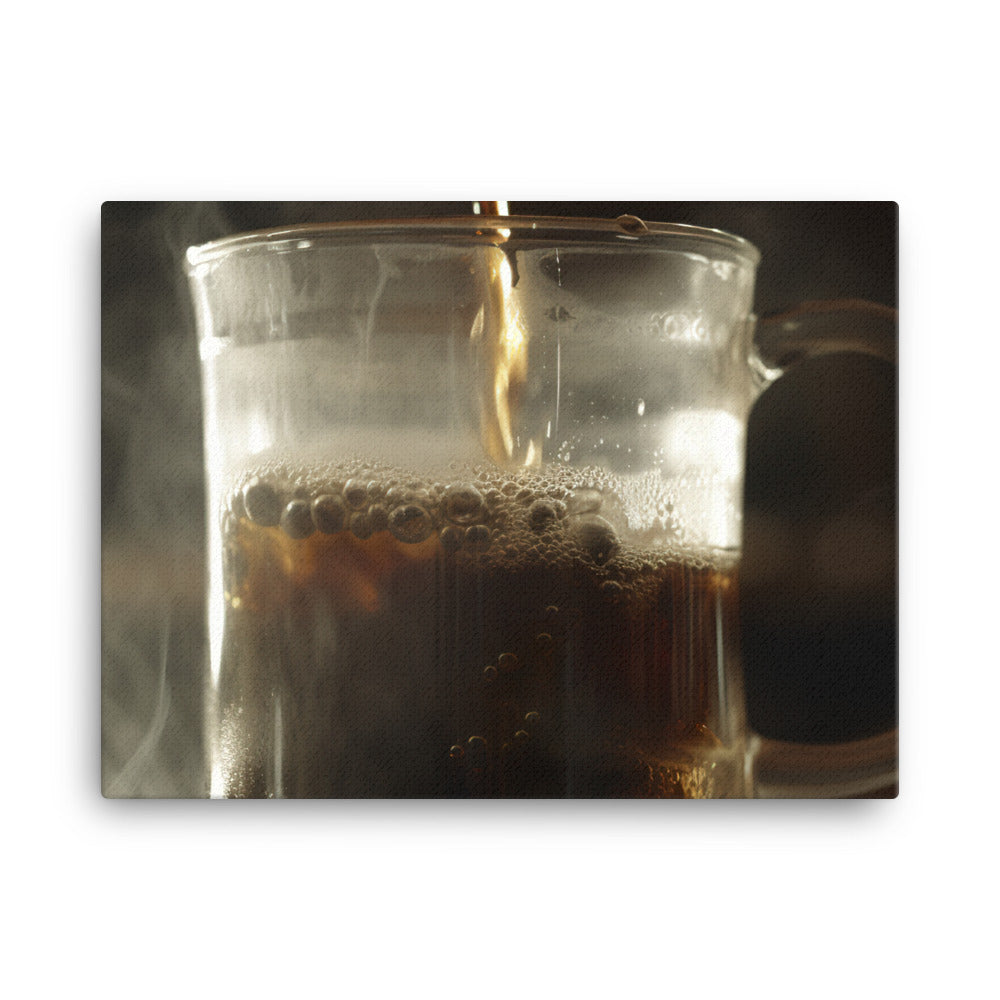 French Press Coffee canvas - Posterfy.AI