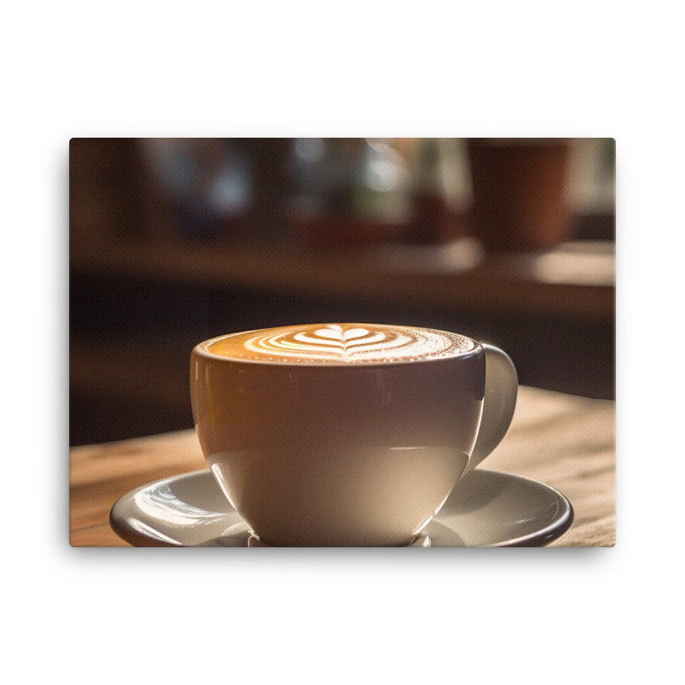 Smooth and Velvety Flat White canvas - Posterfy.AI