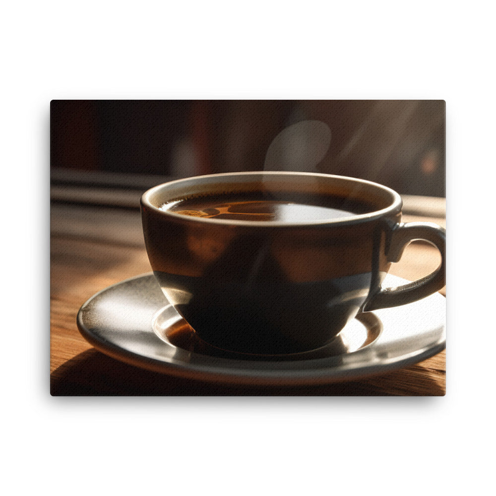 A Perfectly Brewed Americano canvas - Posterfy.AI
