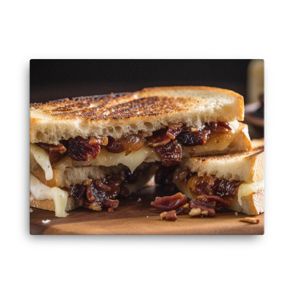 Grilled Brie Sandwich canvas - Posterfy.AI