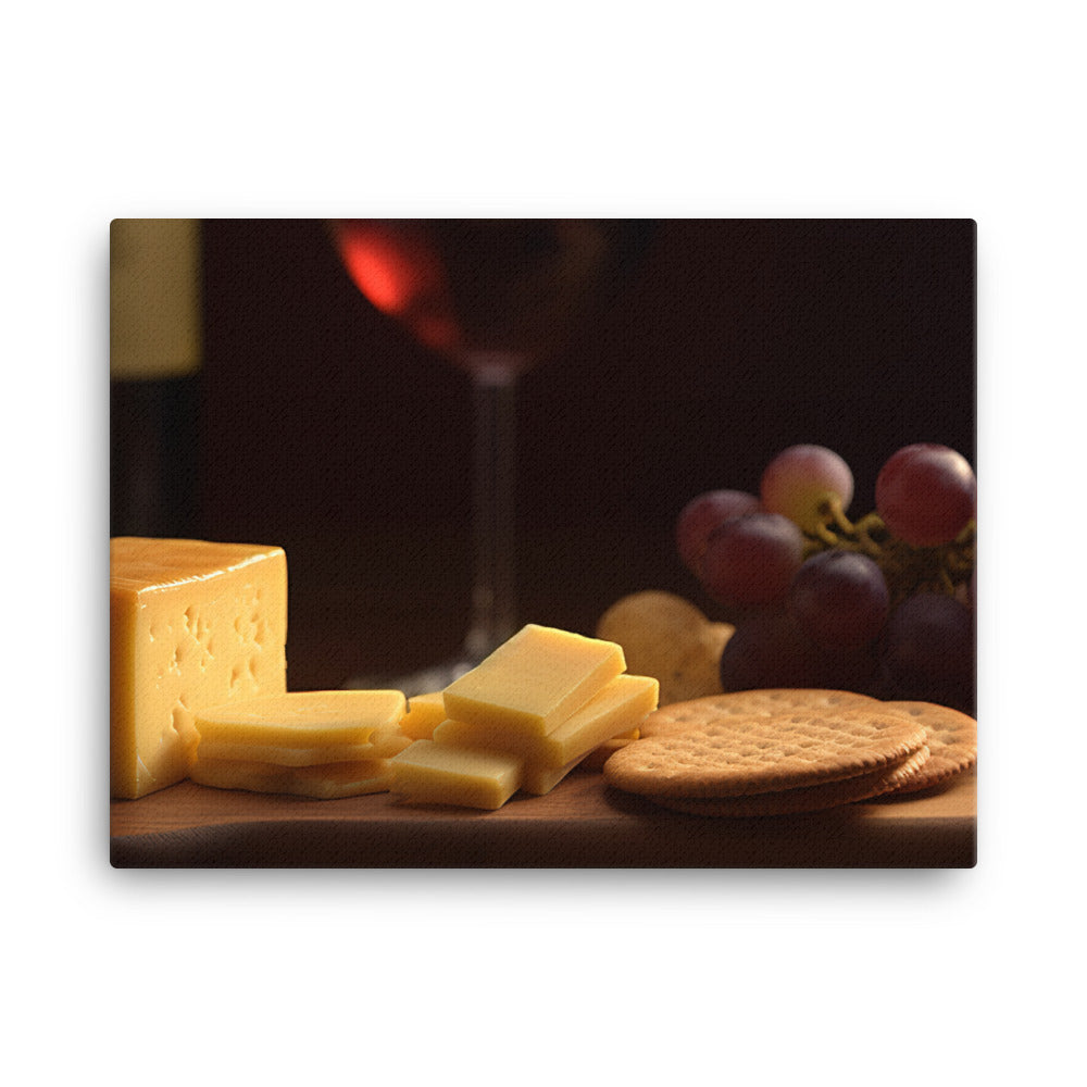 Cheddar and Crackers canvas - Posterfy.AI