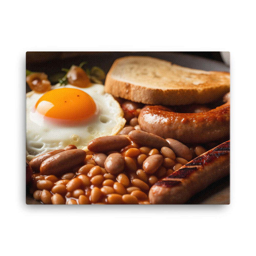 English Breakfast canvas - Posterfy.AI