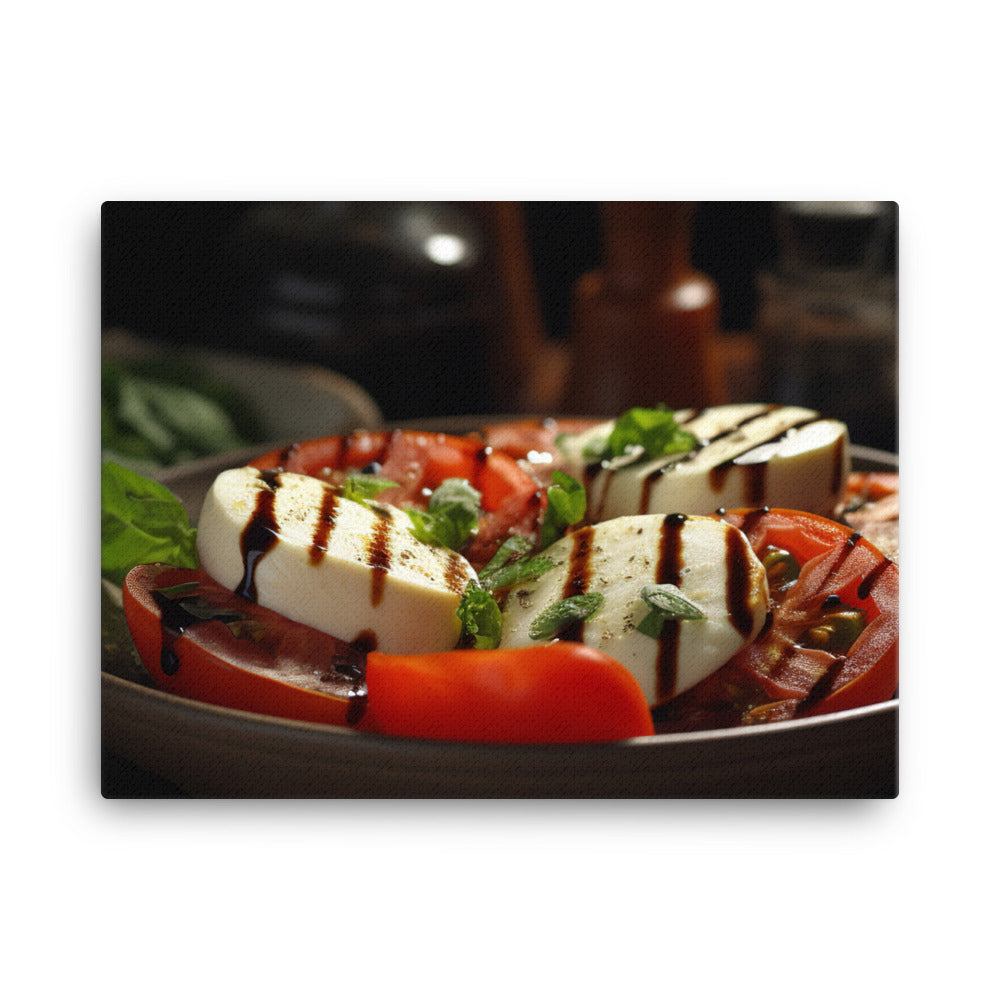 Grilled Caprese Salad canvas - Posterfy.AI