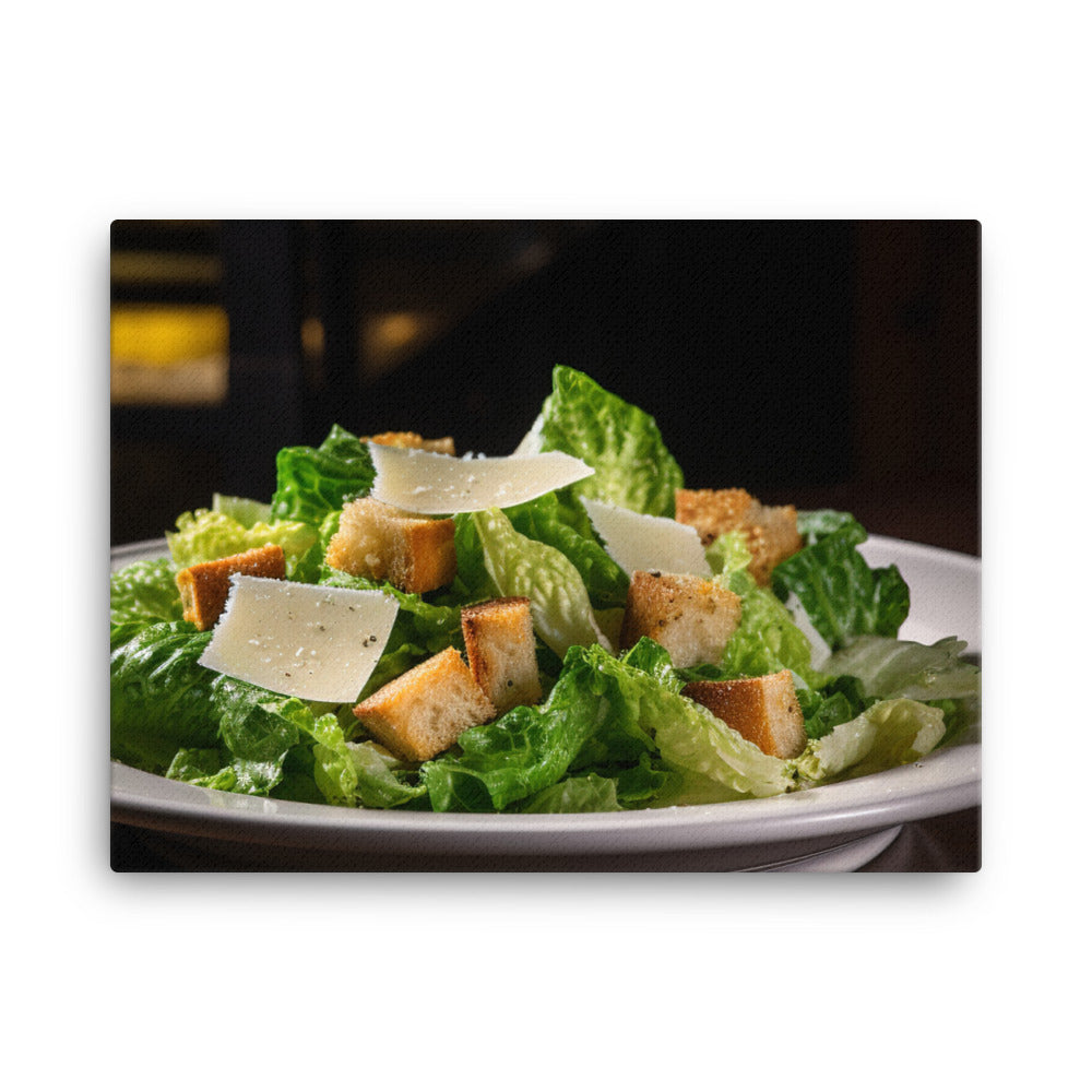 Classic Caesar Salad canvas - Posterfy.AI