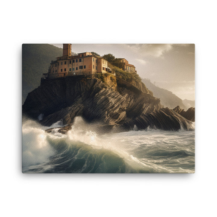 Dramatic Seascapes of the Cinque Terre canvas - Posterfy.AI