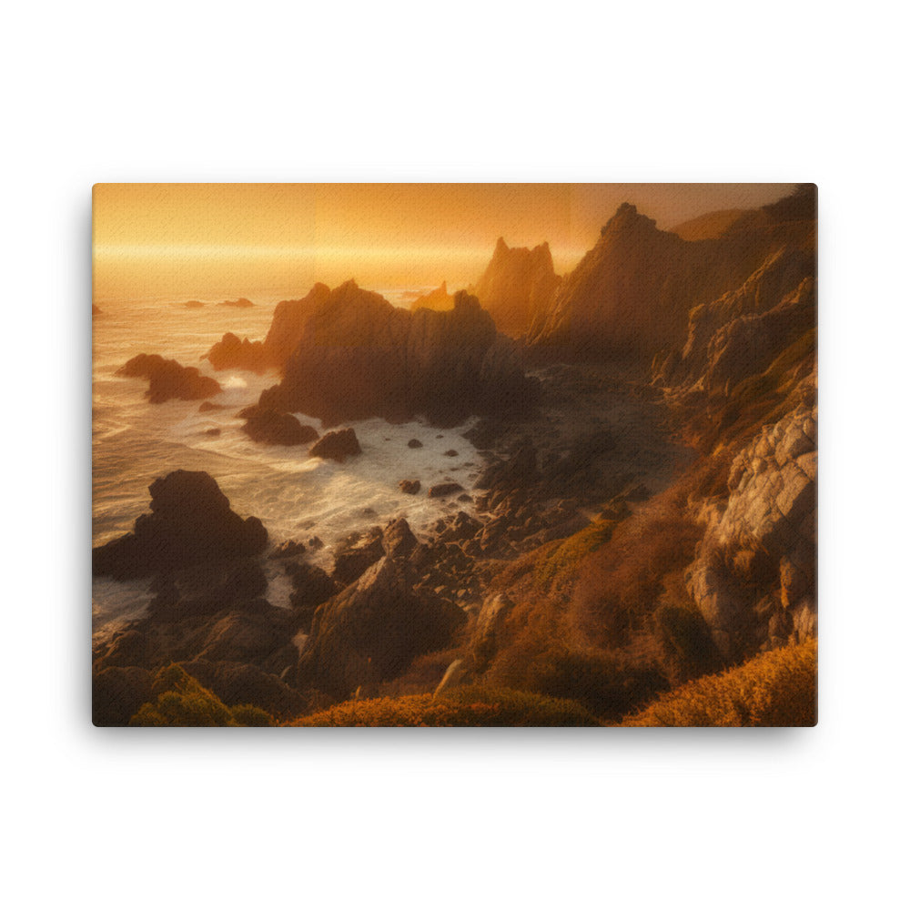 Warmth and Glow of Big Sur canvas - Posterfy.AI