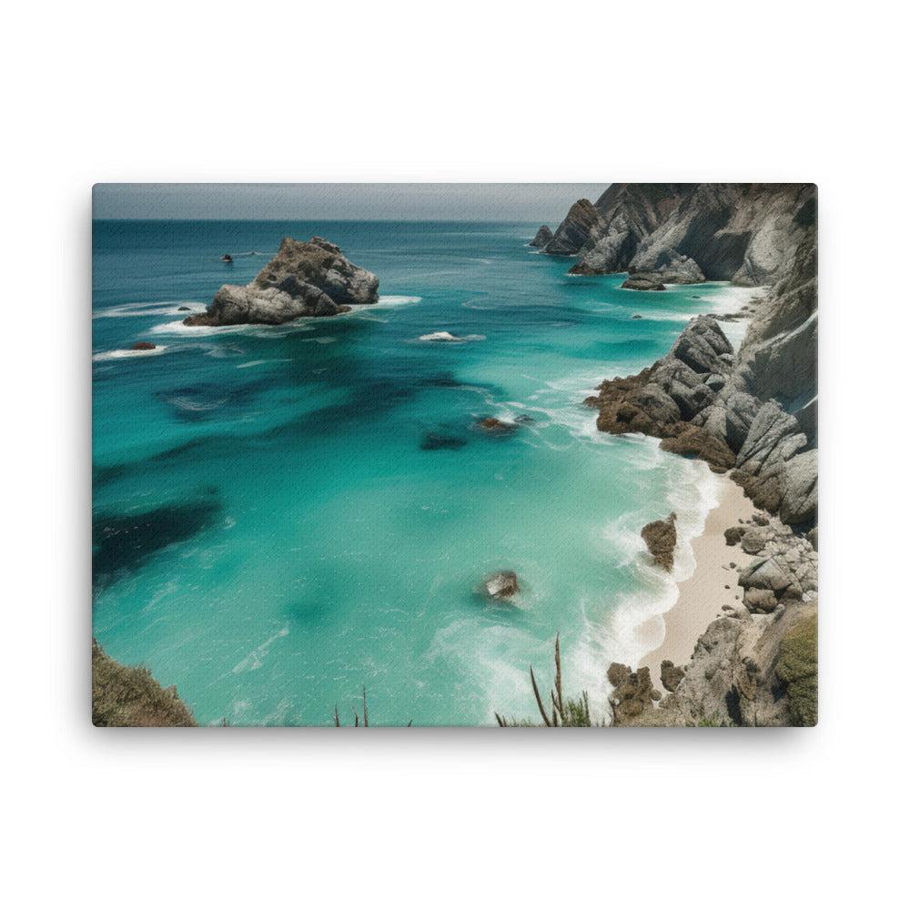 Coastal Majesty of Big Sur canvas - Posterfy.AI