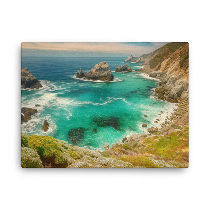 Coastal Majesty of Big Sur canvas - Posterfy.AI