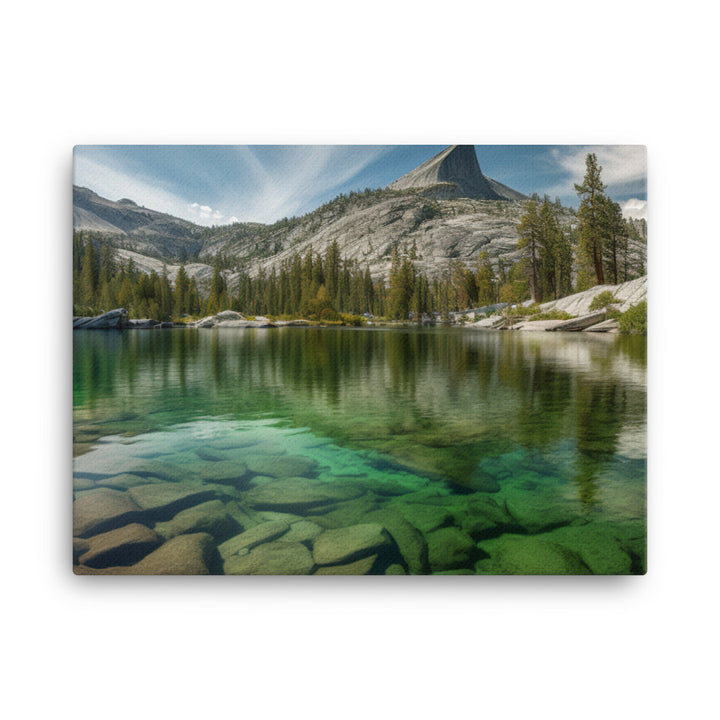 Yosemites Pristine Alpine Lakes canvas - Posterfy.AI