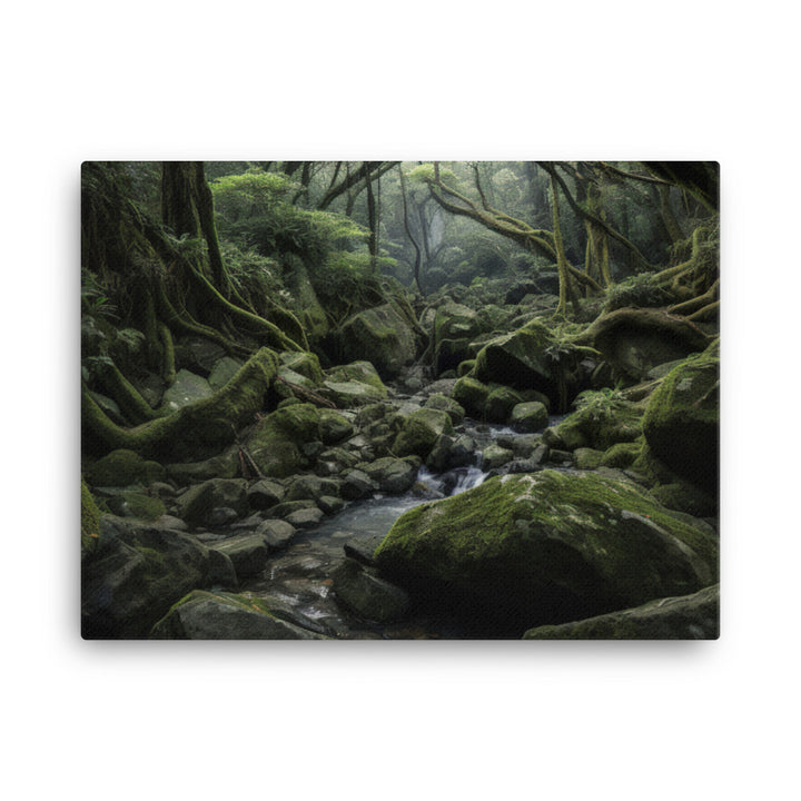 Into the Heart of Yakushima canvas - Posterfy.AI