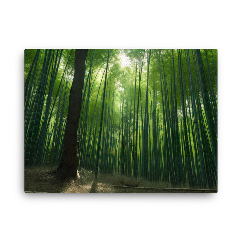Arashiyama Bamboo Groves Serenity canvas - Posterfy.AI