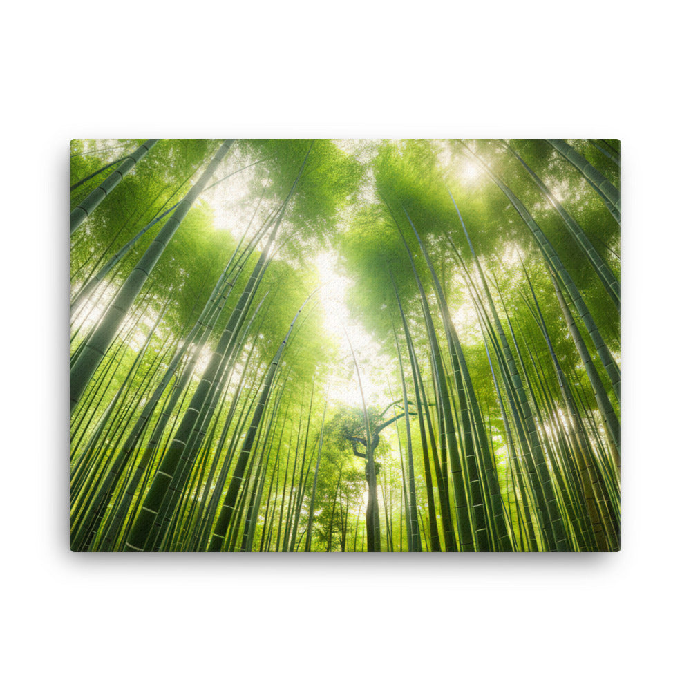 Arashiyama Bamboo Groves Serenity canvas - Posterfy.AI