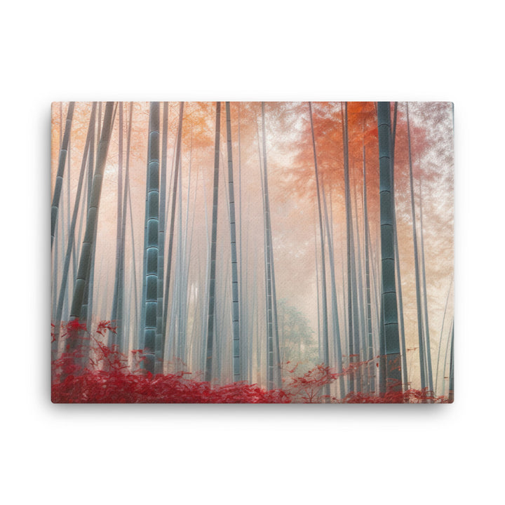 Seasonal Splendor in Arashiyama Bamboo Grove canvas - Posterfy.AI