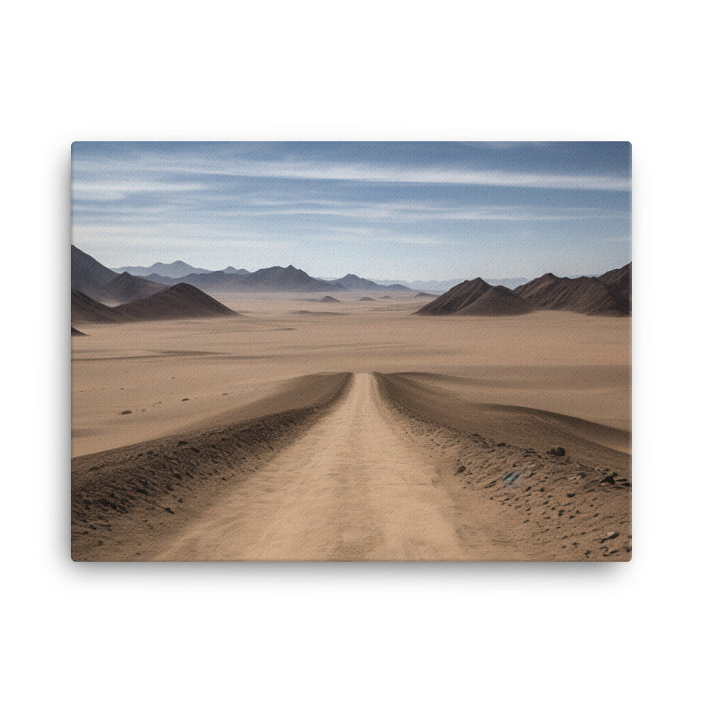 Vastness of the Gobi Desert canvas - Posterfy.AI