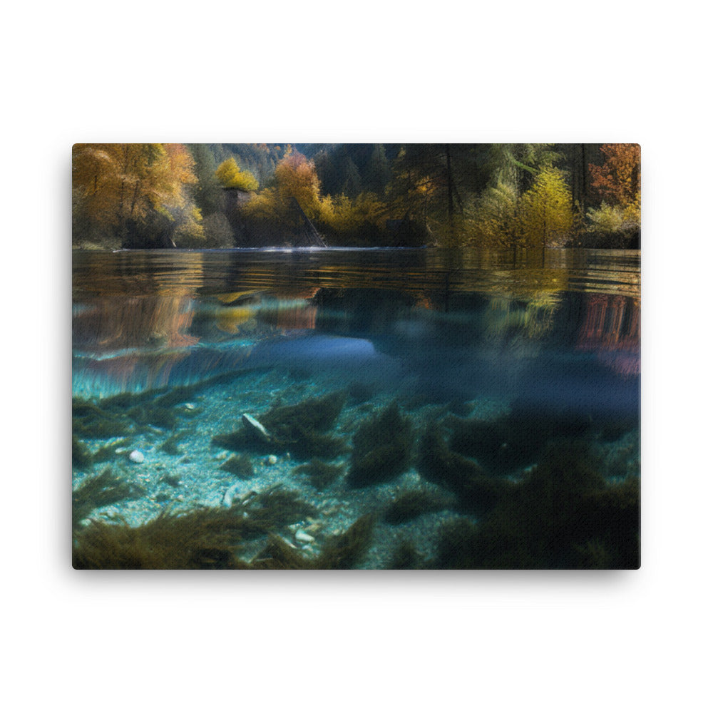 Jiuzhaigou Valleys Scenic Splendor canvas - Posterfy.AI