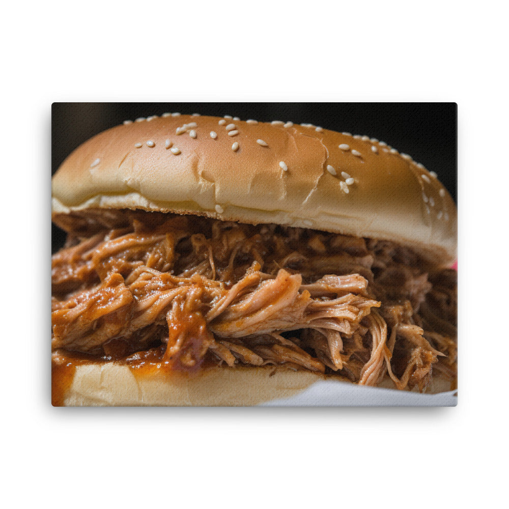 Pulled Pork Sandwich canvas - Posterfy.AI