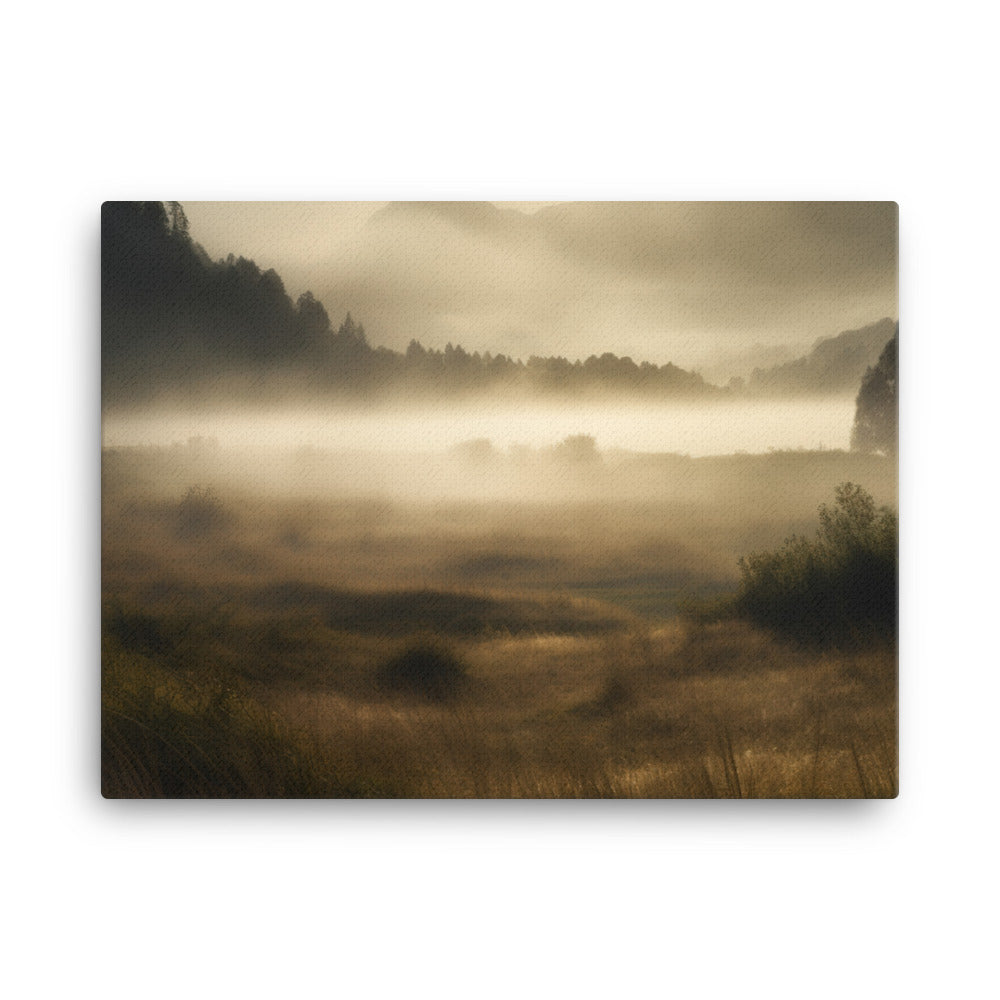 Misty Morning canvas - Posterfy.AI