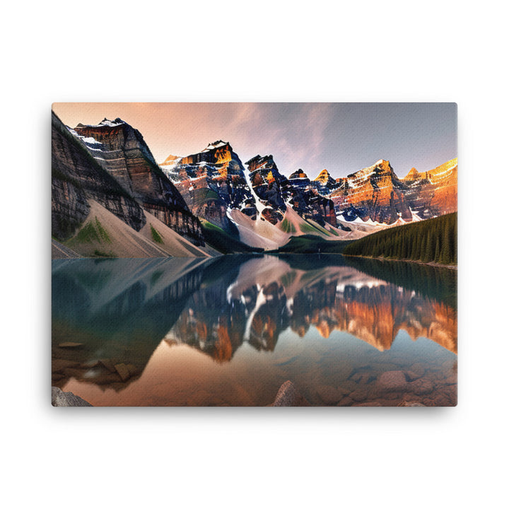 Majestic Beauty of Moraine Lake canvas - Posterfy.AI