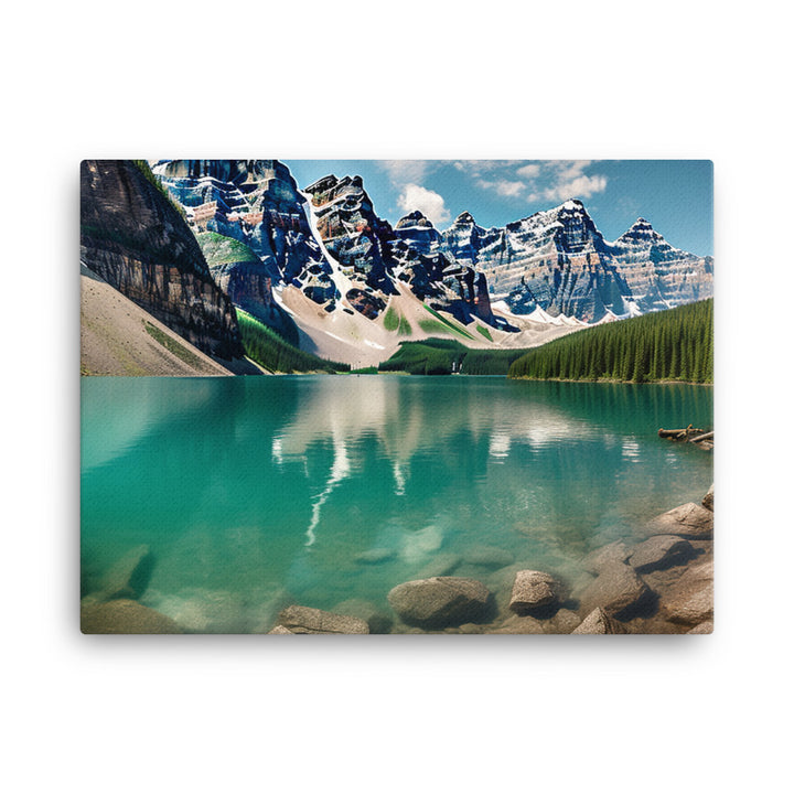 Beauty of Moraine Lake canvas - Posterfy.AI