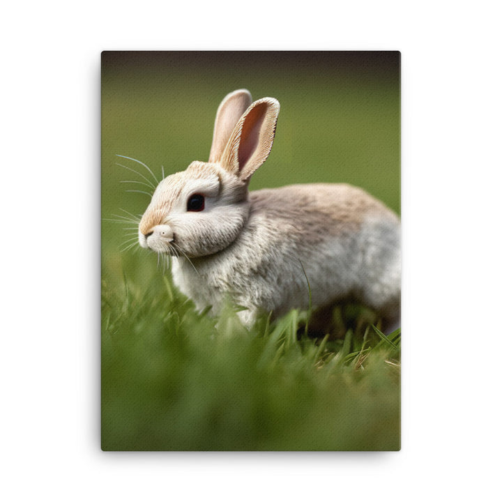 Mini Rex Bunny Canvas - PosterfyAI.com
