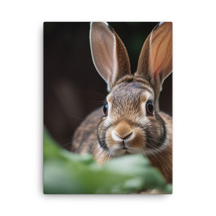 Mini Rex Bunny Canvas - PosterfyAI.com