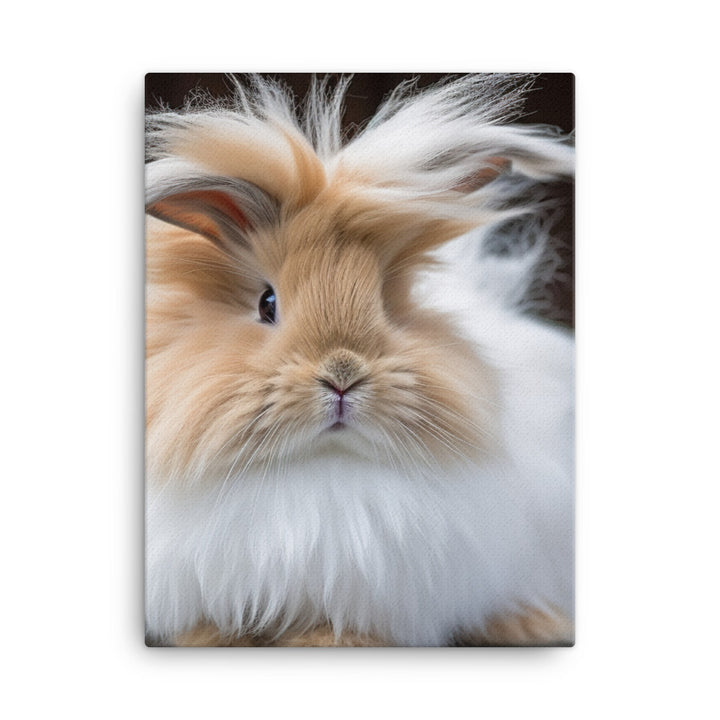 Lionhead Bunny Canvas - PosterfyAI.com
